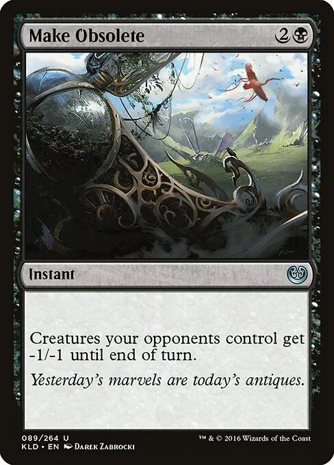 Make Obsolete, carta Magic di tipo Instant illustrata da Darek Zabrocki