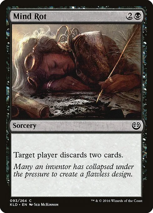 Mind Rot, carta Magic di tipo Sorcery illustrata da Seb McKinnon