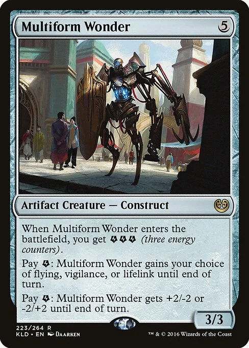 Multiform Wonder, carta Magic di tipo Artifact Creature — Construct illustrata da Daarken