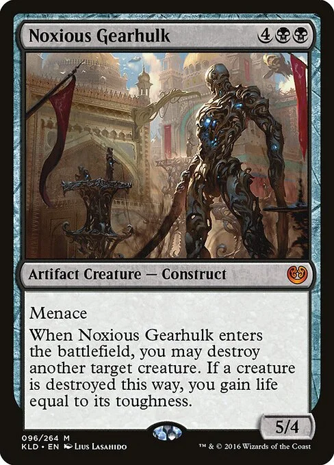 Noxious Gearhulk, carta Magic di tipo Artifact Creature — Construct illustrata da Lius Lasahido