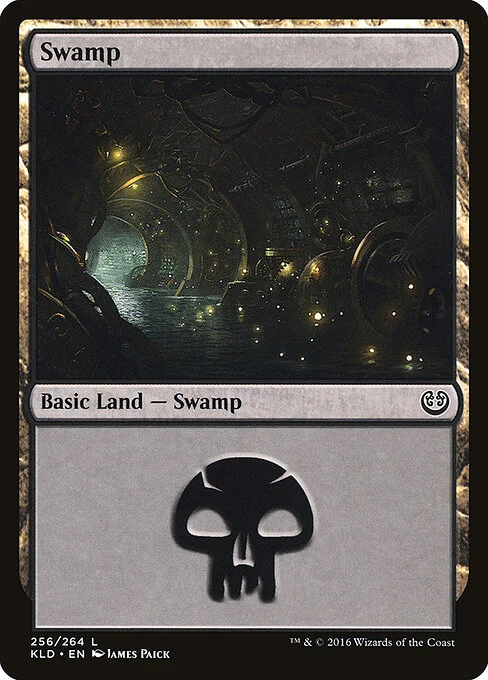 Swamp, carta Magic di tipo Basic Land — Swamp illustrata da James Paick