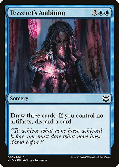 Tezzeret's Ambition, carta Magic di tipo Sorcery illustrata da Tyler Jacobson