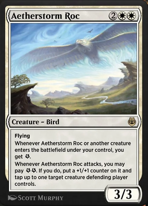 Aetherstorm Roc, carta Magic di tipo Creature — Bird illustrata da Scott Murphy