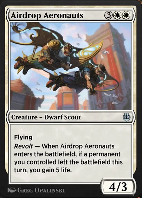 Airdrop Aeronauts, carta Magic di tipo Creature — Dwarf Scout illustrata da Greg Opalinski
