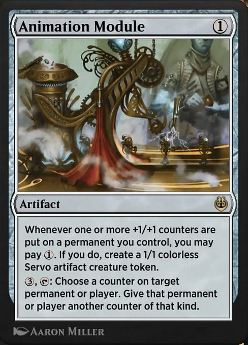 Animation Module, carta Magic di tipo Artifact illustrata da Aaron Miller