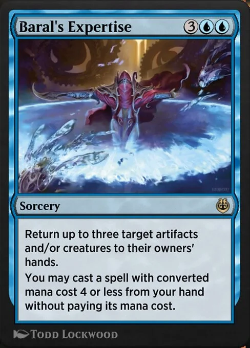 Baral's Expertise, carta Magic di tipo Sorcery illustrata da Todd Lockwood