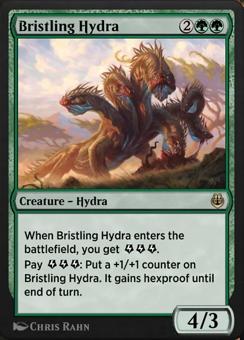 Bristling Hydra, carta Magic di tipo Creature — Hydra illustrata da Chris Rahn