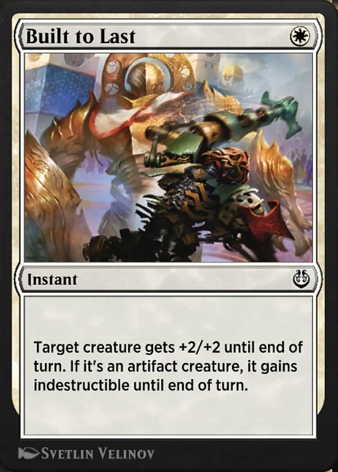 Built to Last, carta Magic di tipo Instant illustrata da Svetlin Velinov