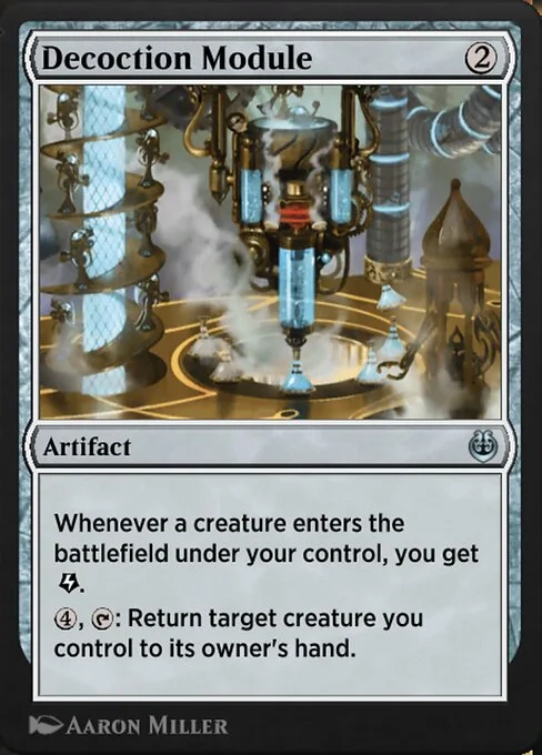 Decoction Module, carta Magic di tipo Artifact illustrata da Aaron Miller