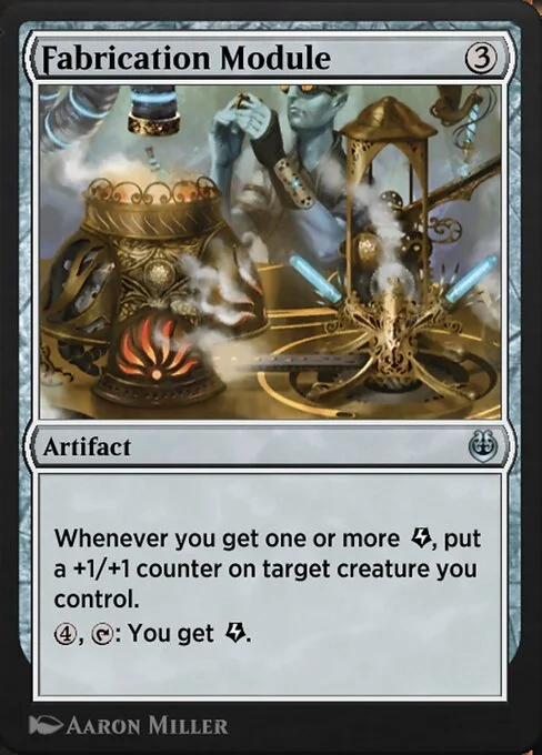 Fabrication Module, carta Magic di tipo Artifact illustrata da Aaron Miller