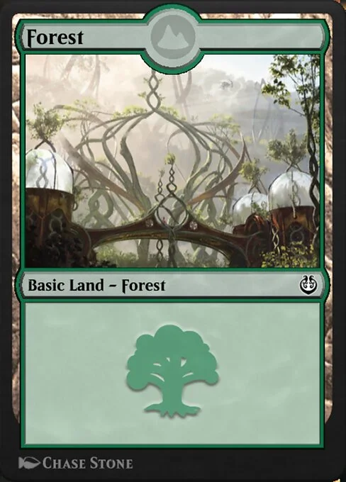 Forest, carta Magic di tipo Basic Land — Forest illustrata da Chase Stone