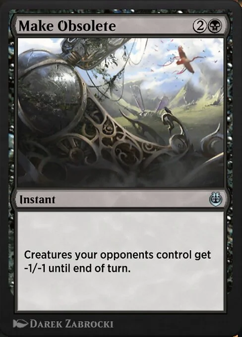 Make Obsolete, carta Magic di tipo Instant illustrata da Darek Zabrocki