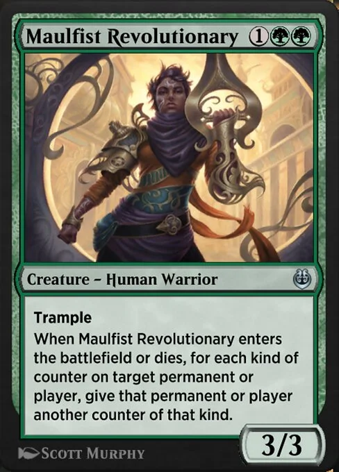 Maulfist Revolutionary, carta Magic di tipo Creature — Human Warrior illustrata da Scott Murphy