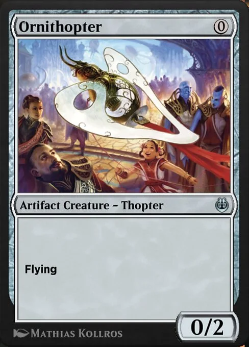 Ornithopter, carta Magic di tipo Artifact Creature — Thopter illustrata da Mathias Kollros