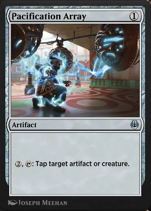 Pacification Array, carta Magic di tipo Artifact illustrata da Joseph Meehan