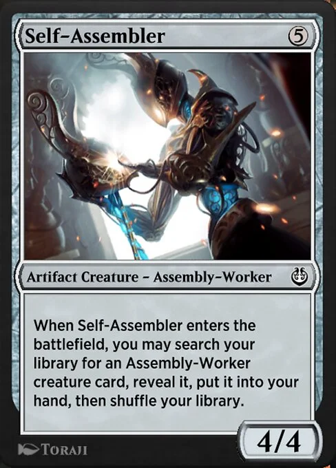 Self-Assembler, carta Magic di tipo Artifact Creature — Assembly-Worker illustrata da Toraji