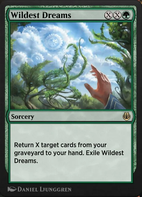 Wildest Dreams, carta Magic di tipo Sorcery illustrata da Daniel Ljunggren