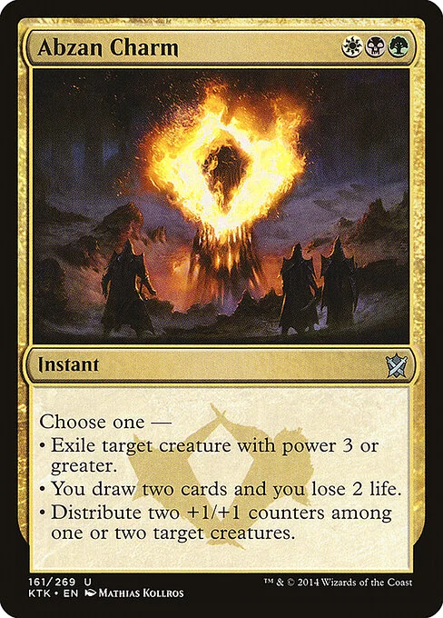 Abzan Charm, carta Magic di tipo Instant illustrata da Mathias Kollros