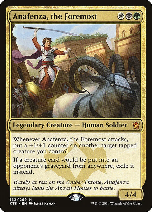 Anafenza, the Foremost, carta Magic di tipo Legendary Creature — Human Soldier illustrata da James Ryman