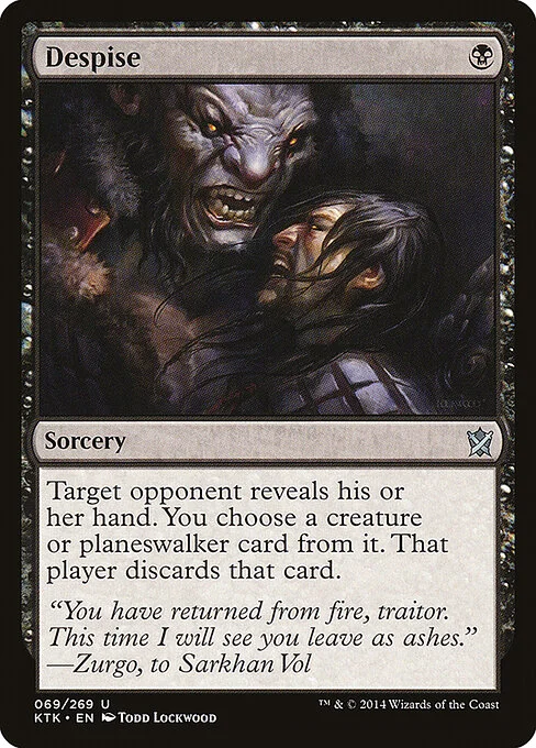 Despise, carta Magic di tipo Sorcery illustrata da Todd Lockwood