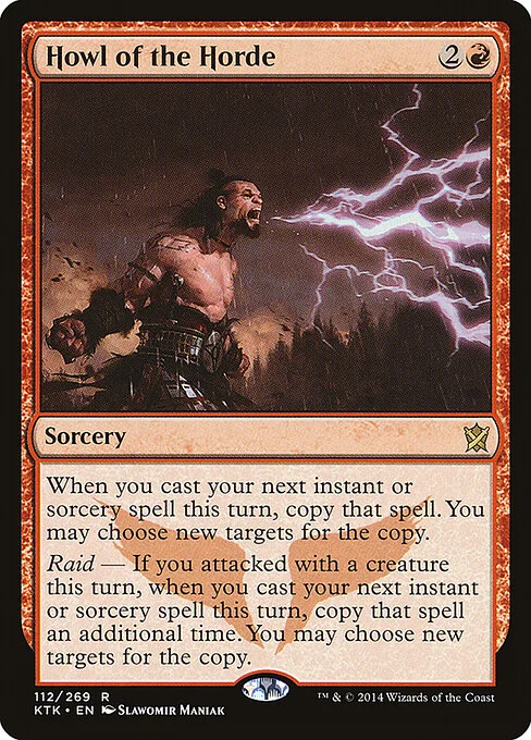 Howl of the Horde, carta Magic di tipo Sorcery illustrata da Slawomir Maniak