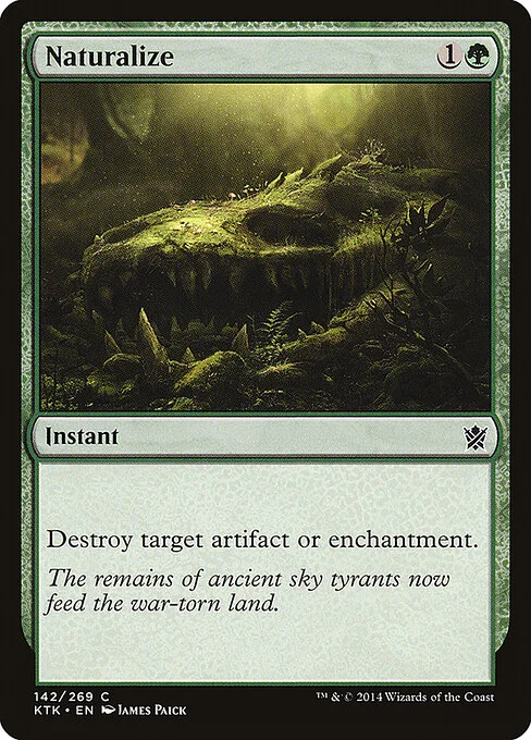 Naturalize, carta Magic di tipo Instant illustrata da James Paick