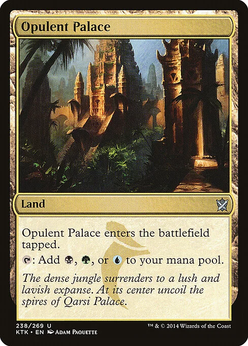 Opulent Palace, carta Magic di tipo Land illustrata da Adam Paquette