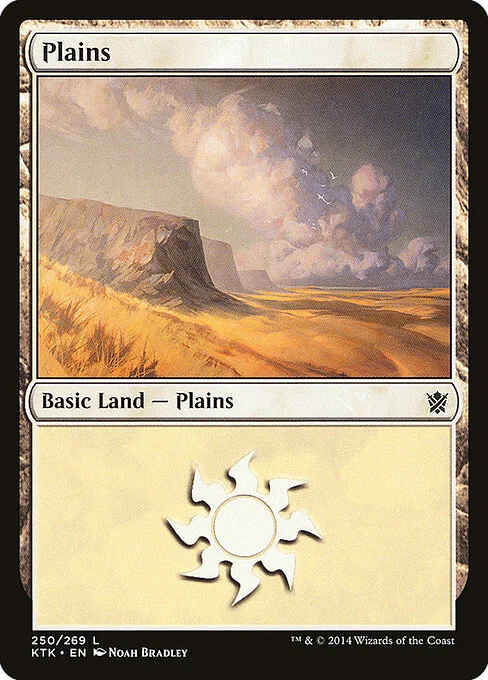 Plains, carta Magic di tipo Basic Land — Plains illustrata da Noah Bradley