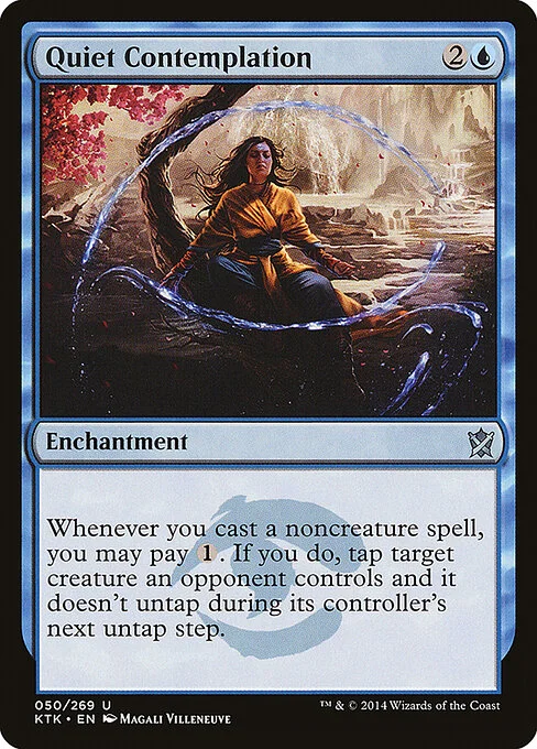 Quiet Contemplation, carta Magic di tipo Enchantment illustrata da Magali Villeneuve