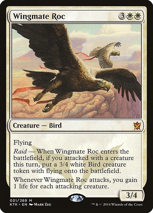 Wingmate Roc, carta Magic di tipo Creature — Bird illustrata da Mark Zug