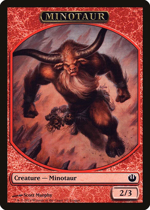 Minotaur, carta Magic di tipo Token Creature — Minotaur illustrata da Scott Murphy