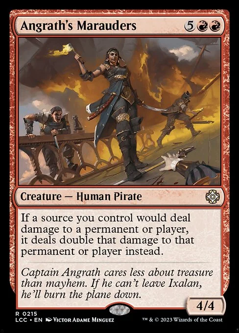 Angrath's Marauders, carta Magic di tipo Creature — Human Pirate illustrata da Victor Adame Minguez