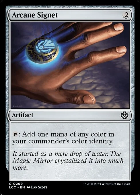 Arcane Signet, carta Magic di tipo Artifact illustrata da Dan Murayama Scott