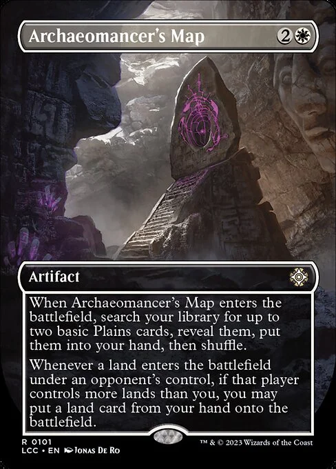 Archaeomancer's Map, carta Magic di tipo Artifact illustrata da Jonas De Ro