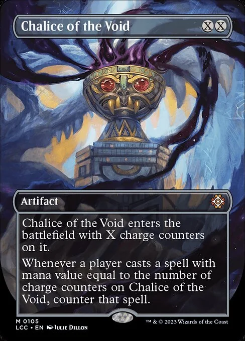 Chalice of the Void, carta Magic di tipo Artifact illustrata da Julie Dillon