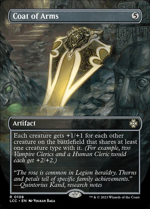 Coat of Arms, carta Magic di tipo Artifact illustrata da Volkan Baǵa