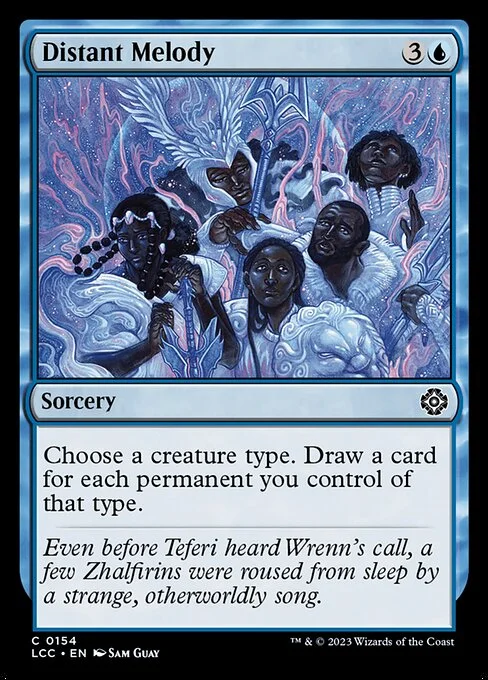 Distant Melody, carta Magic di tipo Sorcery illustrata da Sam Guay