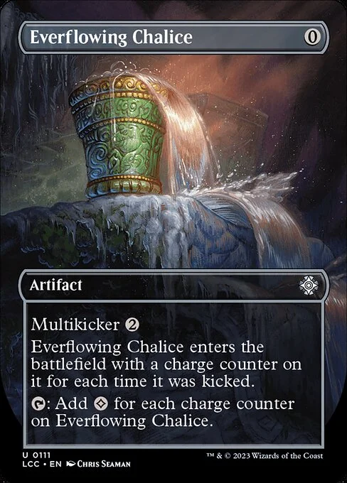 Everflowing Chalice, carta Magic di tipo Artifact illustrata da Chris Seaman