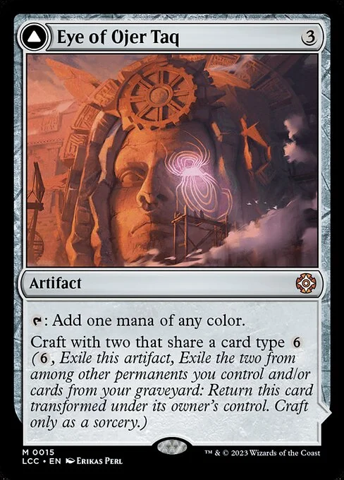 Eye of Ojer Taq // Apex Observatory, carta Magic di tipo Artifact // Artifact illustrata da Erikas Perl