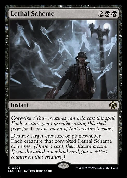 Lethal Scheme, carta Magic di tipo Instant illustrata da Tuan Duong Chu
