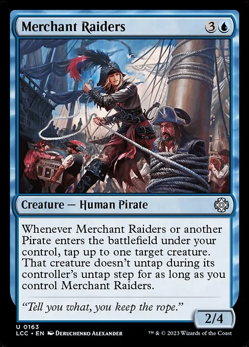 Merchant Raiders, carta Magic di tipo Creature — Human Pirate illustrata da Deruchenko Alexander