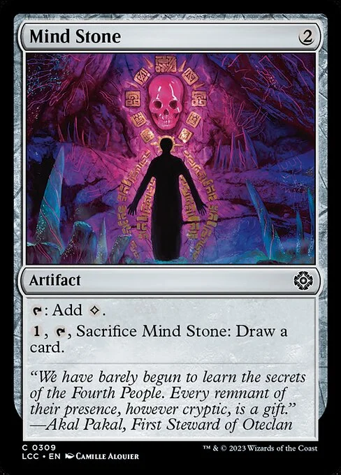 Mind Stone, carta Magic di tipo Artifact illustrata da Camille Alquier