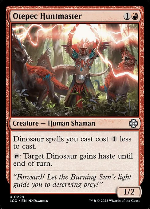 Otepec Huntmaster, carta Magic di tipo Creature — Human Shaman illustrata da Daarken