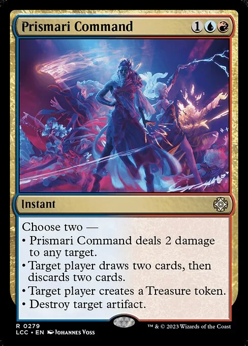 Prismari Command, carta Magic di tipo Instant illustrata da Johannes Voss
