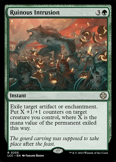 Ruinous Intrusion, carta Magic di tipo Instant illustrata da Johann Bodin