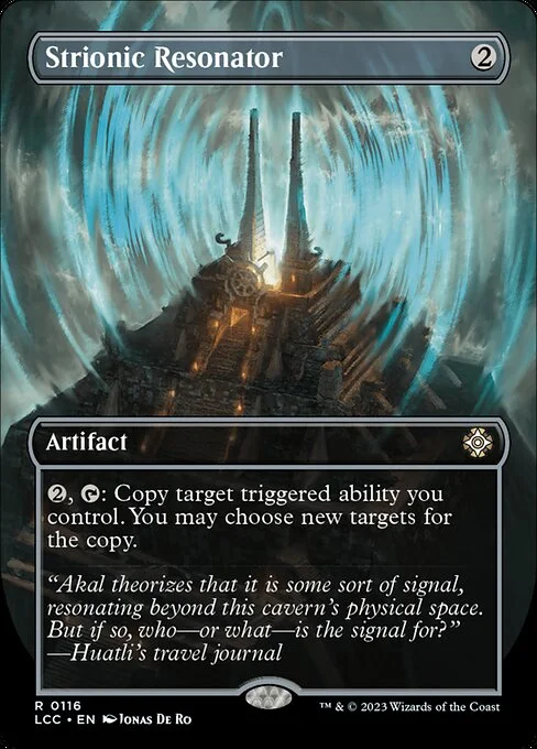 Strionic Resonator, carta Magic di tipo Artifact illustrata da Jonas De Ro