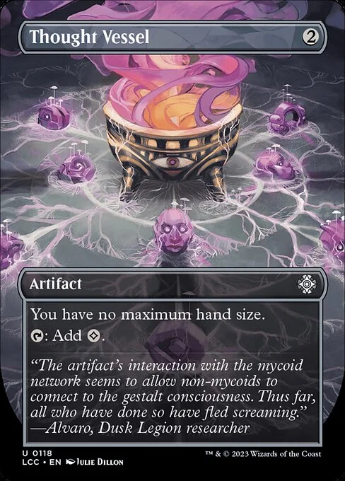 Thought Vessel, carta Magic di tipo Artifact illustrata da Julie Dillon