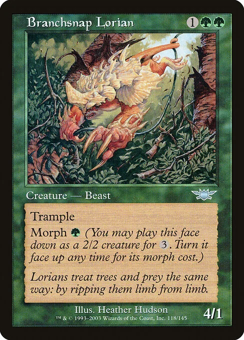 Branchsnap Lorian, carta Magic di tipo Creature — Beast illustrata da Heather Hudson