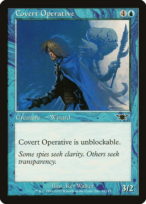 Covert Operative, carta Magic di tipo Creature — Human Wizard illustrata da Kev Walker