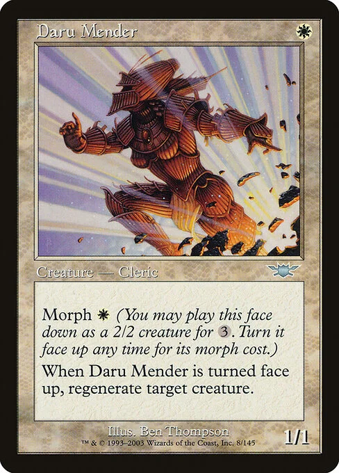Daru Mender, carta Magic di tipo Creature — Human Cleric illustrata da Ben Thompson